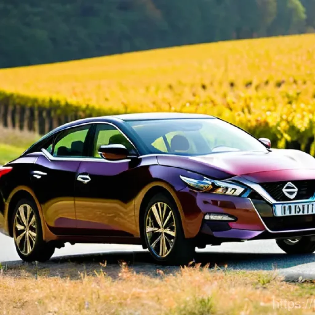 니산 맥시마와 쉐보레 말리부 비교 - **Nissan Maxima: Understated Elegance on a French Country Road**
    "A sophisticated Nissan Maxima ...
