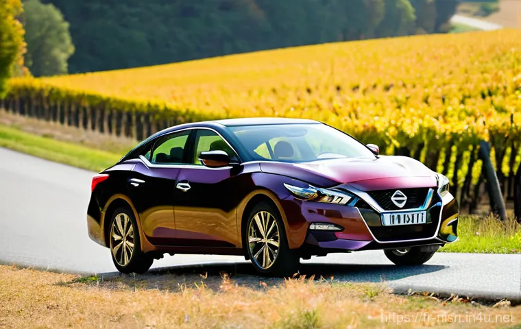 니산 맥시마와 쉐보레 말리부 비교 - **Nissan Maxima: Understated Elegance on a French Country Road**
    "A sophisticated Nissan Maxima ...